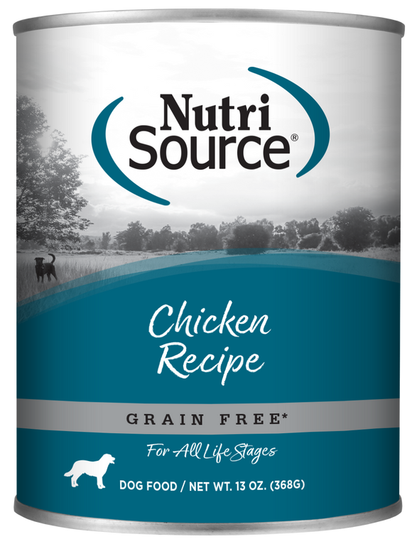 NutriSource® Chicken Recipe Grain Free Wet Dog Food