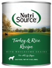 Nutrisource Turkey & Rice Recipe Healthy 13oz Wet Dog Food