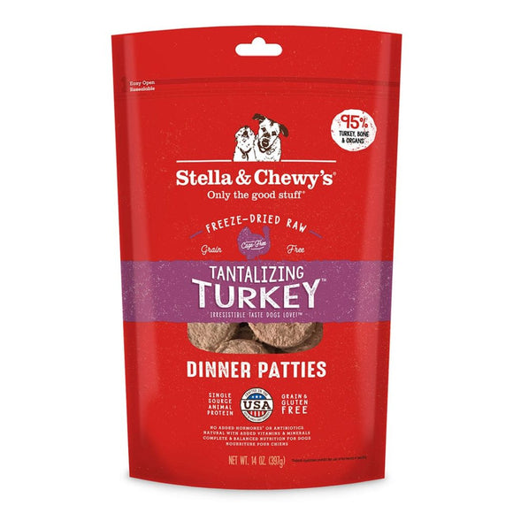 Tantalizing Turkey Freeze-Dried Raw Dinner Patties - 5.5oz