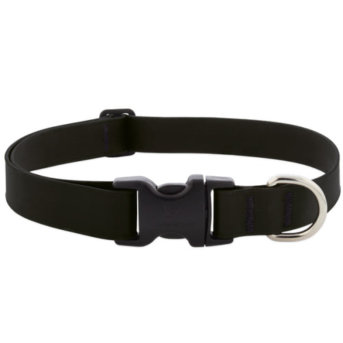 Splash Waterproof Dog Collar 9-14, 3/4 Wide - Jet Black