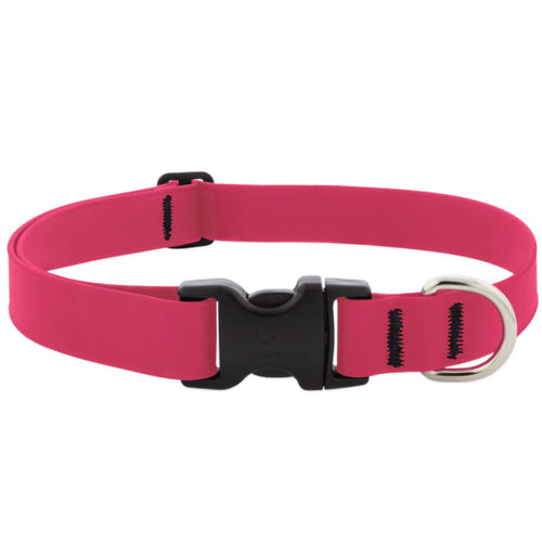 Splash Waterproof Dog Collar 12-20, 1 Wide - Neon Pink