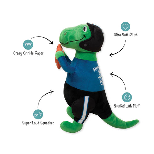 HUSTLE, HIT, NEVER QUIT DOG TOY