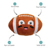 I WANNA BE A BALLER FOOTBALL DOG TOY