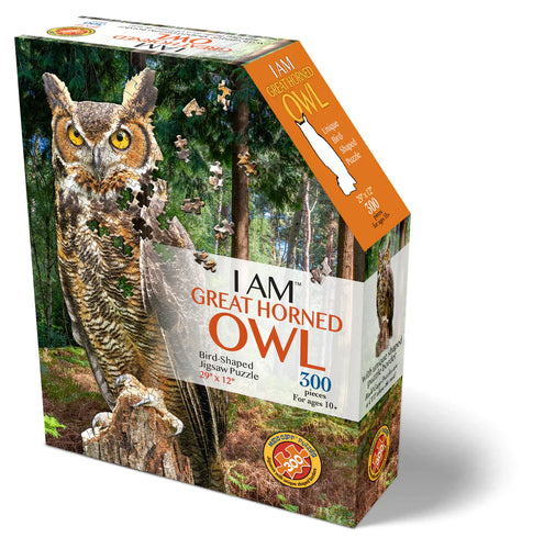 Madd Capp I Am Great Horned Owl 300 Piece Puzzle