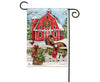 Christmas on the Farm Garden Flag