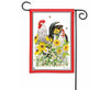 Flower Chickens Garden Flag