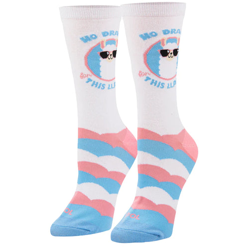 NO DRAMA LLAMA WOMEN'S SOCKS