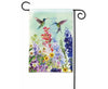 Spring Hummingbirds Garden Flag