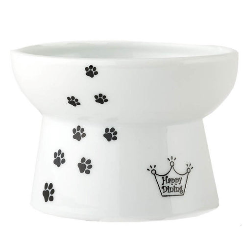 Necoichi Raised Food Cat Bowl