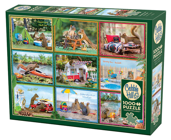 Squirrels on Vacation 1000 Piece Puzzle