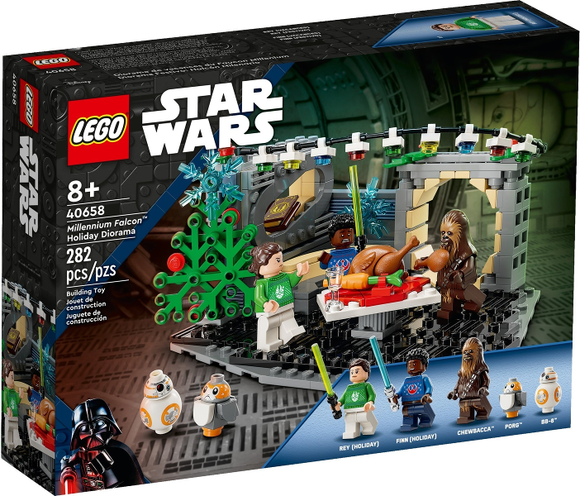 LEGO Star Wars Millennium Falcon Holiday Diorama