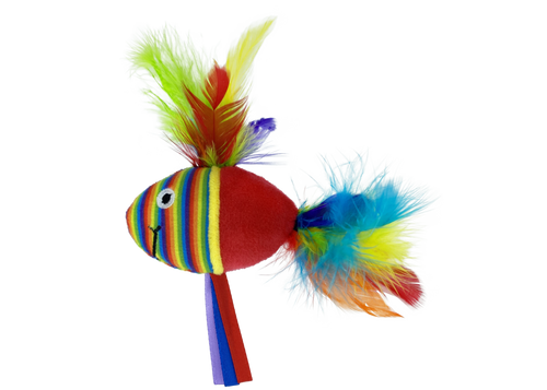 Rainbow Fish Cat Toy