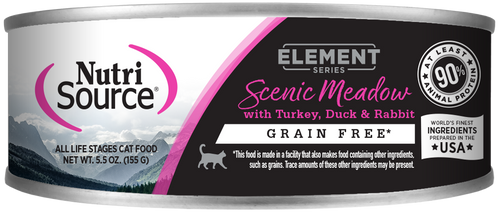 NutriSource Scenic Meadow Grain Free Turkey, Duck & Rabbit Blend - 5.5oz