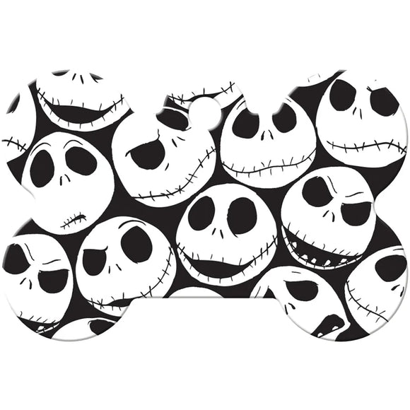 Jack Skellington Large Bone, Pet ID Tag