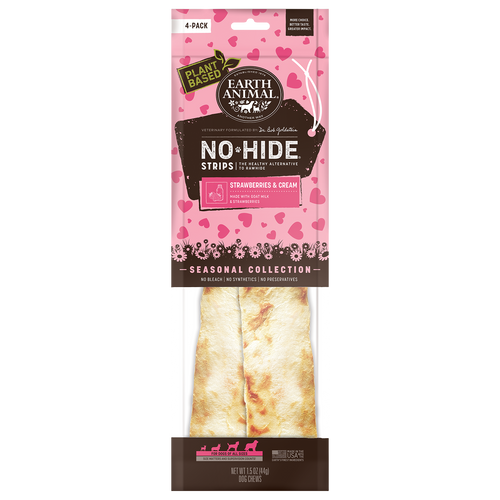 No-Hide® Seasonal Collection Strawberries & Cream 4 Pack Strips