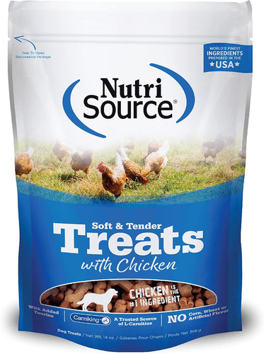 Nutri Source Soft & Tender Chicken Treats for Dogs - 14 oz