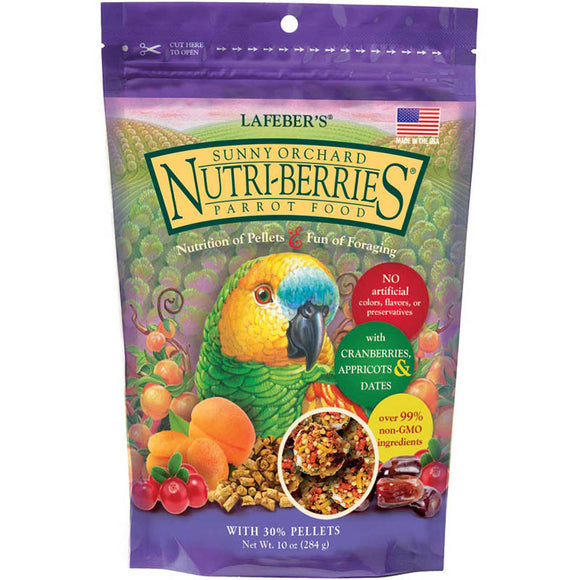 Sunny Orchard Nutri-Berries for Parrots - 10oz.