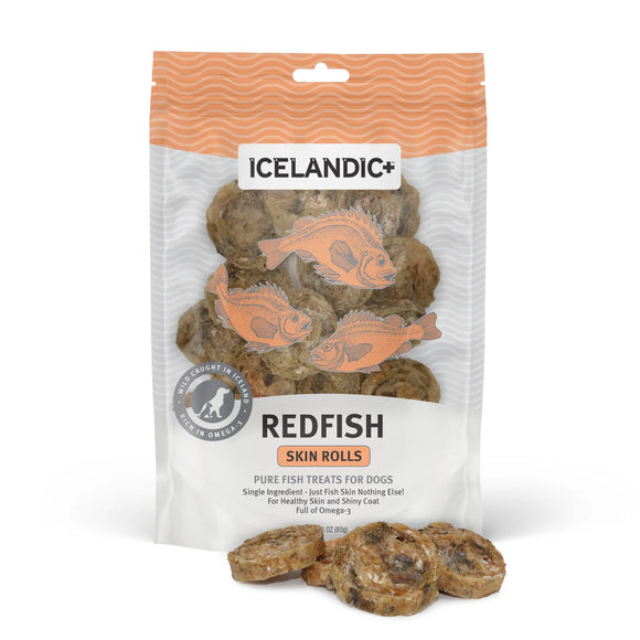 100% Pure Icelandic+™ Redfish Skin Rolls - 3oz.