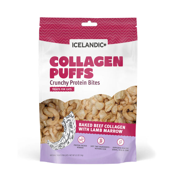 Beef Collagen Puffs with Marrow Treats for Cats - .5oz