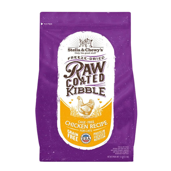 Stella & Chewy's Raw Coated Kibble Cage-Free Chicken Recipe - 5lb