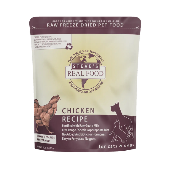 Freeze-Dried Raw Dog Food Chicken Recipe 20oz