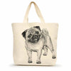 100% Natural Cotton Canvas Large Tote Bag