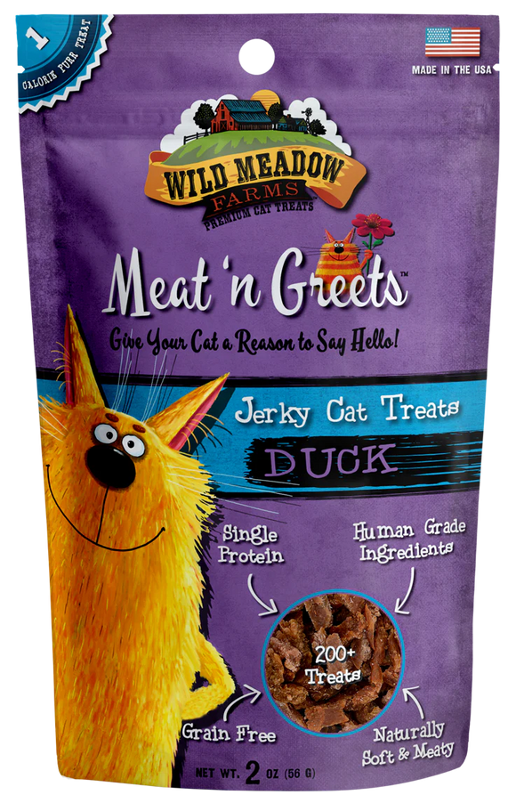 Wild Meadow Farms Meat 'N Greets Duck Cat Treats