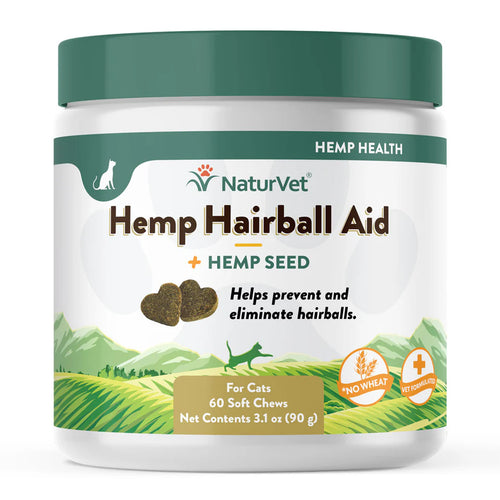 NaturVet® Hemp Cat Hairball Aid Soft Chews