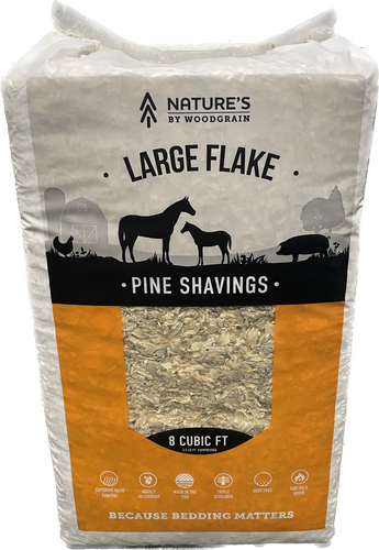 Pine Shavings Large Flake  Animal Bedding - 8 Cubic Feet