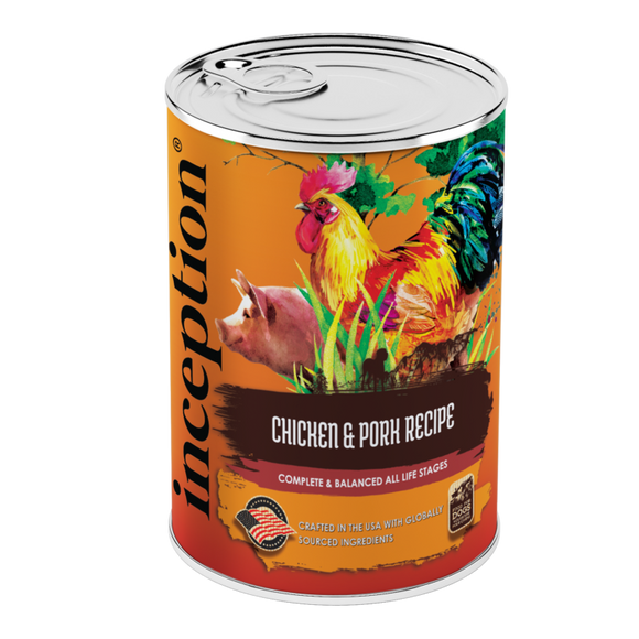 INCEPTION CHICKEN & PORK RECIPE WET DOG FOOD