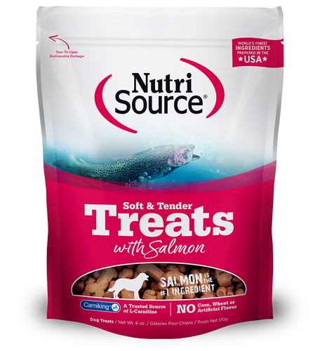 Nutri Source Soft & Tender Salmon Dog Treats 14oz