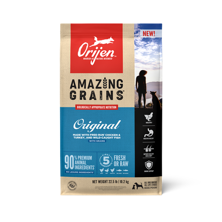 ORIJEN AMAZING GRAINS™, ORIGINAL 4lb DRY DOG FOOD