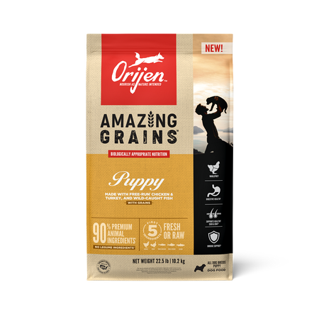 ORIJEN AMAZING GRAINS™, PUPPY 22.5# DRY DOG FOOD