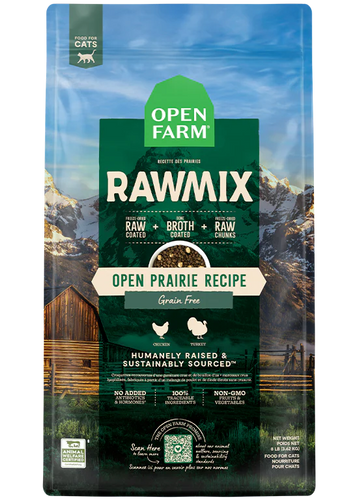 Open Farm Open Prairie Grain-Free RawMix for Cats - 8lb