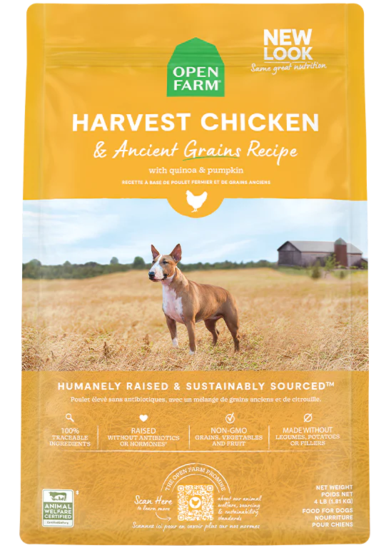 Open Farm Harvest Chicken & Ancient Grains Dry Dog Food