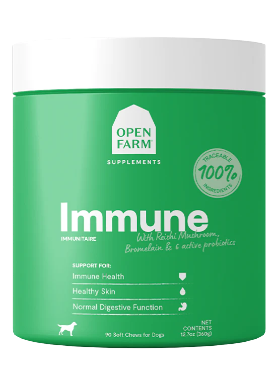 Open Farm Immune Supplement Chews for Dogs