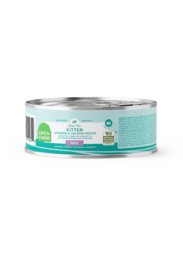 Open Farm Kitten Chicken & Salmon Pâté for Cats - 2.8z