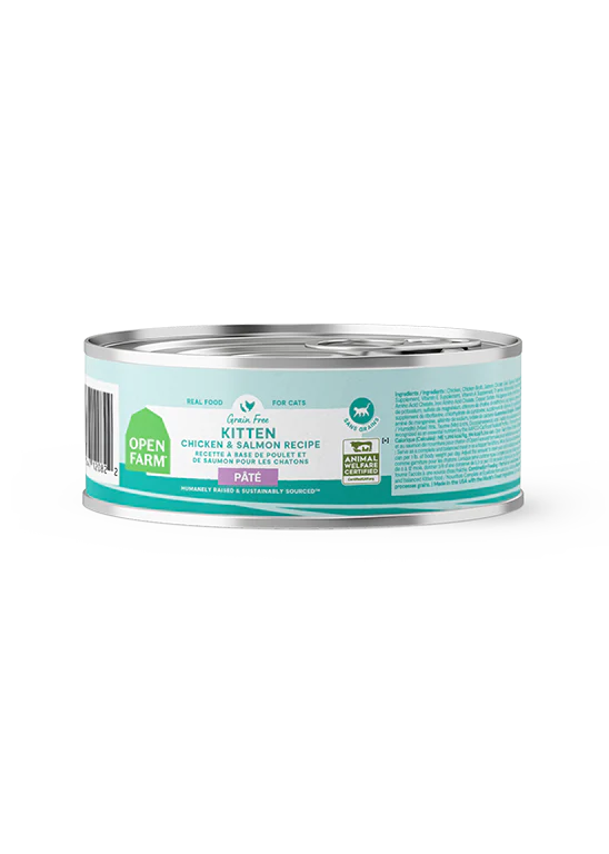 Open Farm Kitten Chicken & Salmon Pâté for Cats - 2.8z