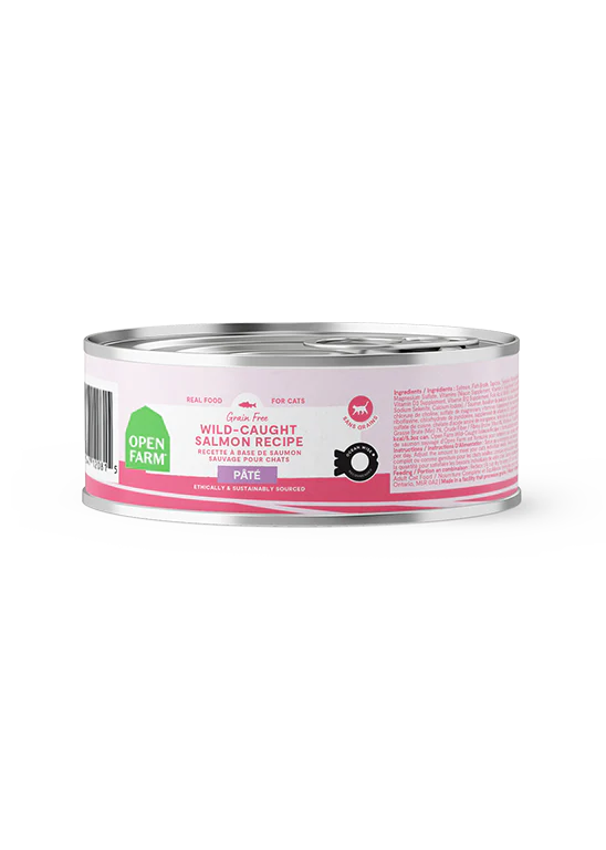 Wild-Caught Salmon Pâté for Cats - 5.3oz