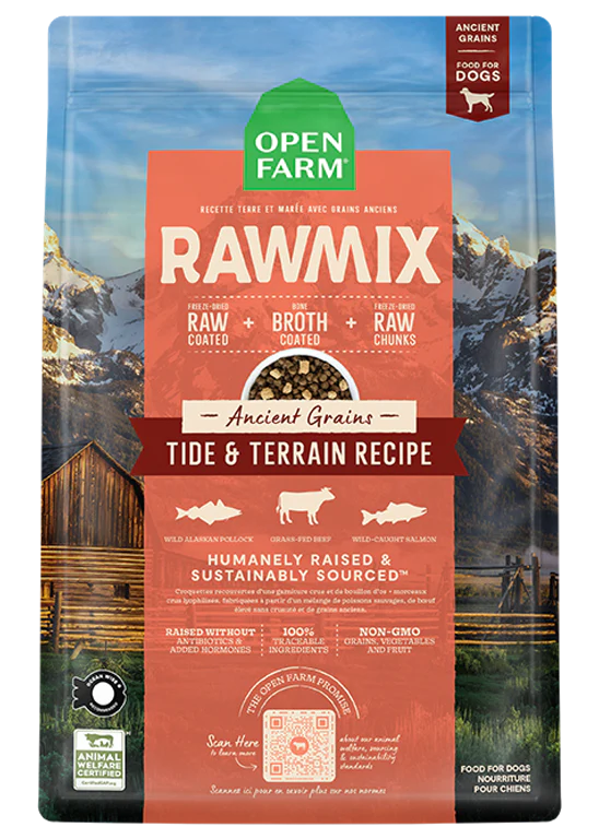 Open Farm Tide & Terrain Ancient Grains Rawmix for Dogs 3.5#