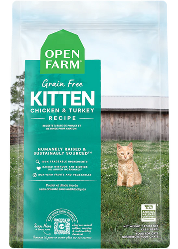 Open Farm Kitten Grain-Free Dry Cat Food - 4lb