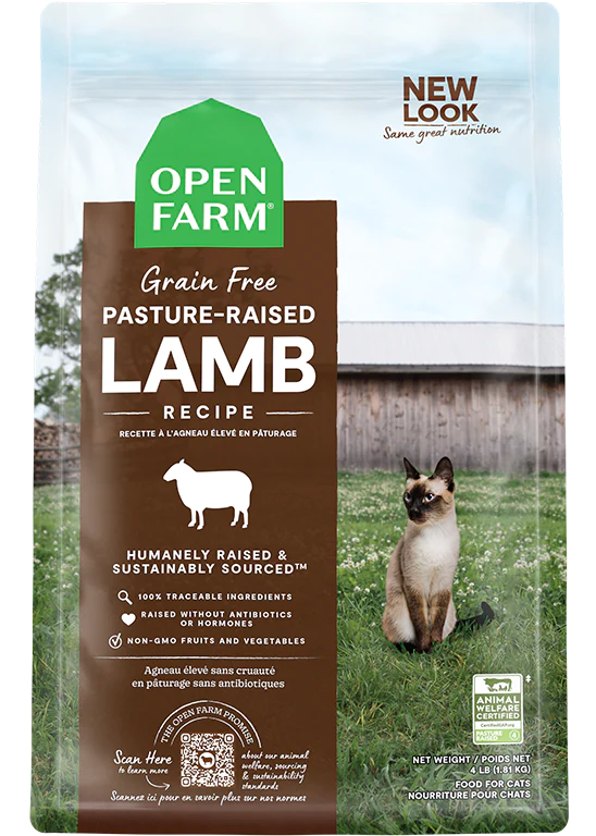 Open Farm Pasture-Raised Lamb Dry Cat Food 4lb