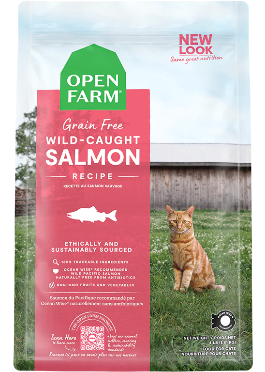 Open Farm Wild-Caught Salmon Dry Cat Food