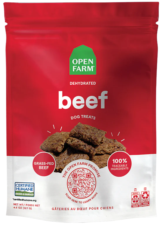 Open Farm Dehydrated Beef Treats 4.5oz