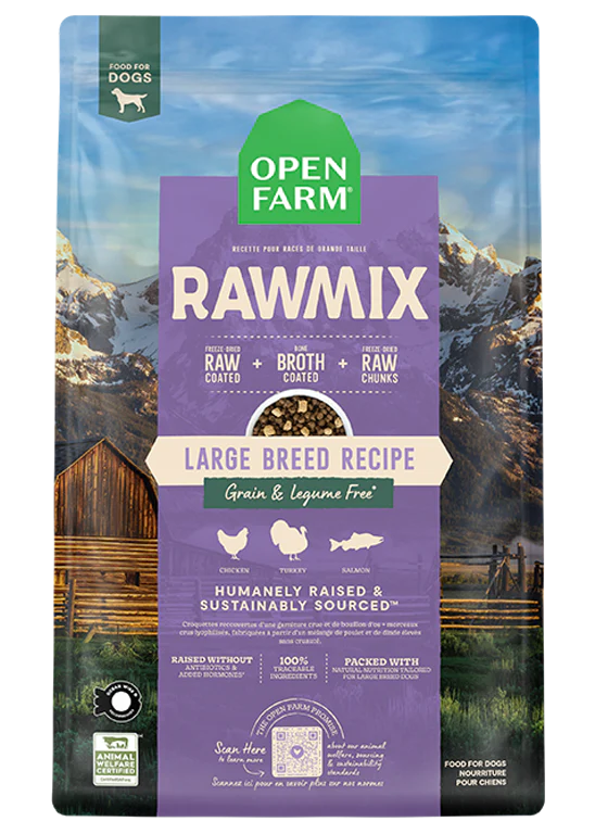 Open Farm Large Breed Grain-Free Rawmix for Dogs - 20lb