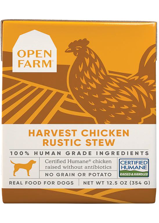 Open Farm Harvest Chicken Rustic Stew Wet Dog Food