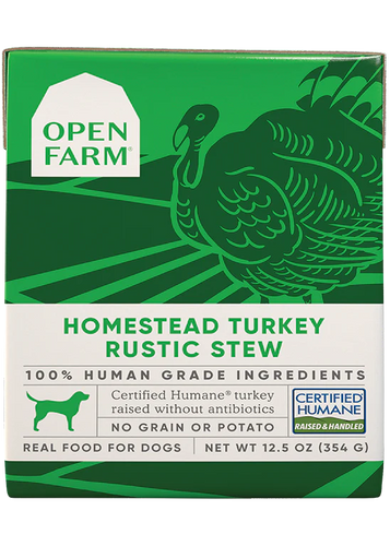 Open Farm Homestead Turkey Rustic Stew Wet Dog Food