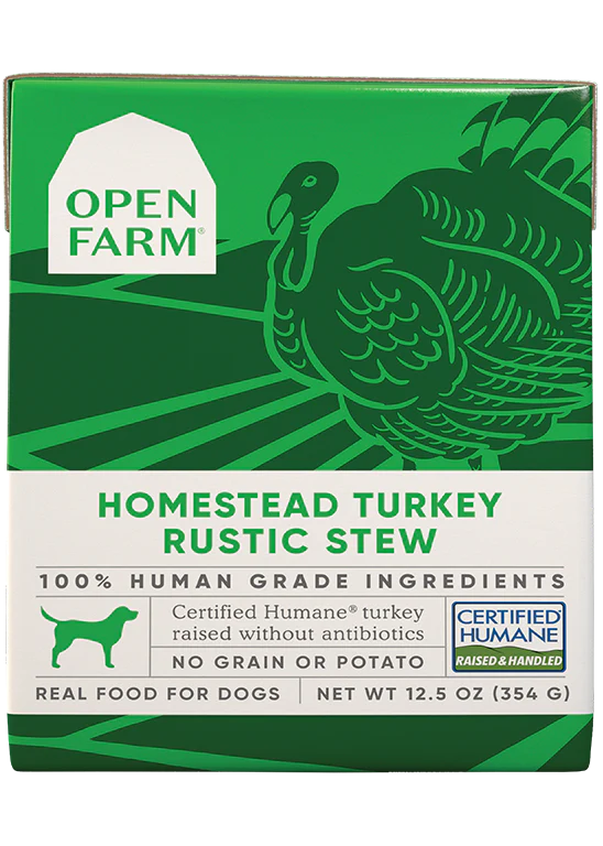 Open Farm Homestead Turkey Rustic Stew Wet Dog Food