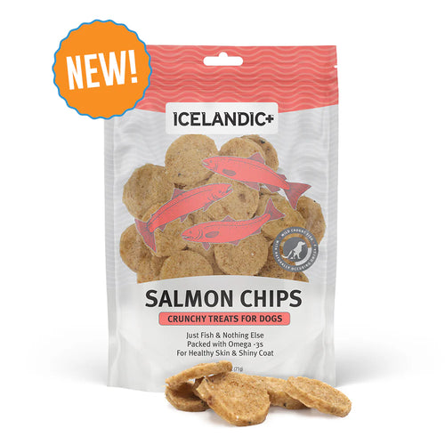 Salmon Fish Chips Dog Treats 2.5oz