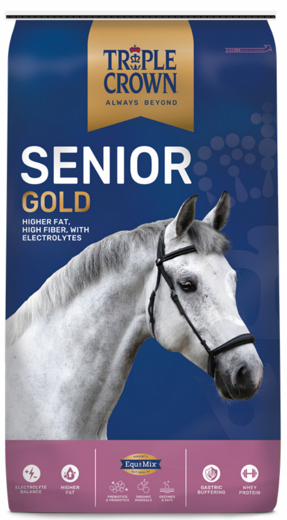 TRIPLE CROWN SENIOR GOLD TEXTURED 50 lbs